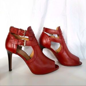 Michael Kors Open Toe 4inch heel booties